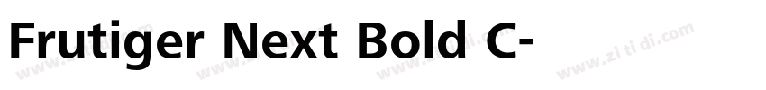 Frutiger Next Bold C字体转换 Frutiger Next Bold C字体转换